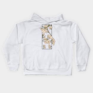 Cherry Blossom Window Kids Hoodie